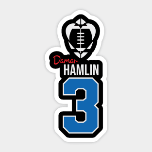 Damar hamlin 3 Sticker